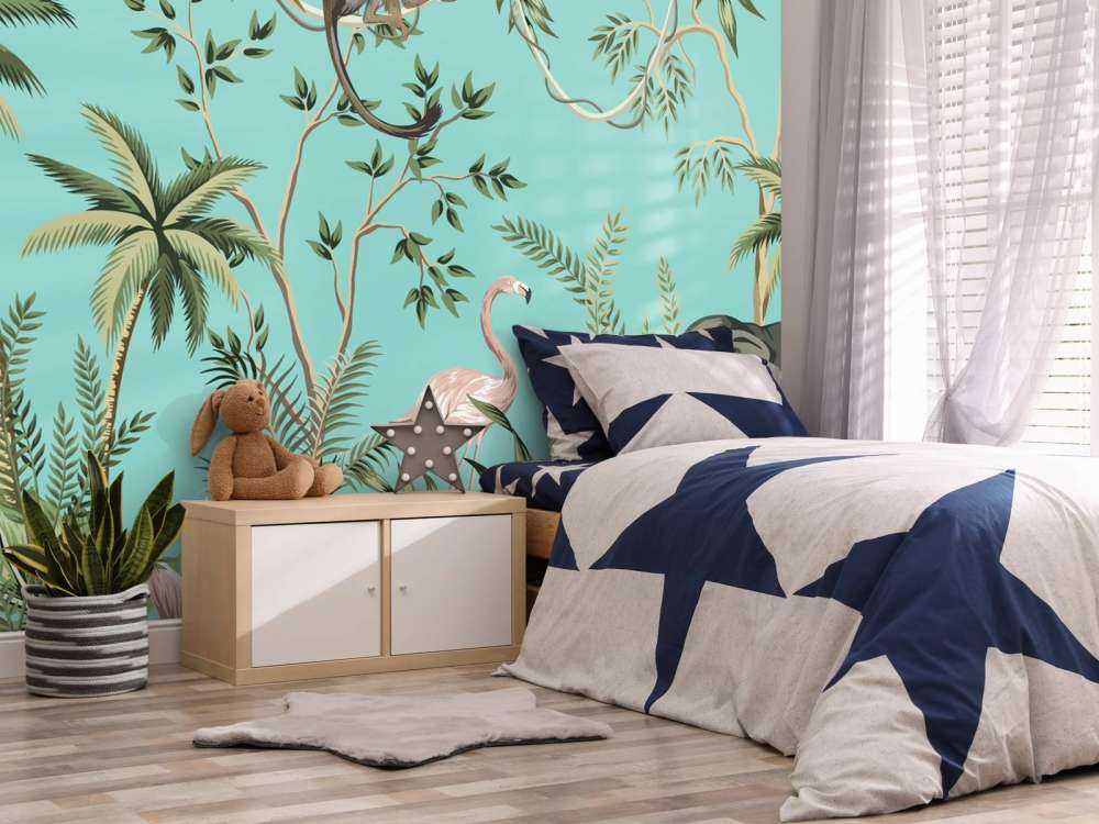 Elefant, flamingo och vänner