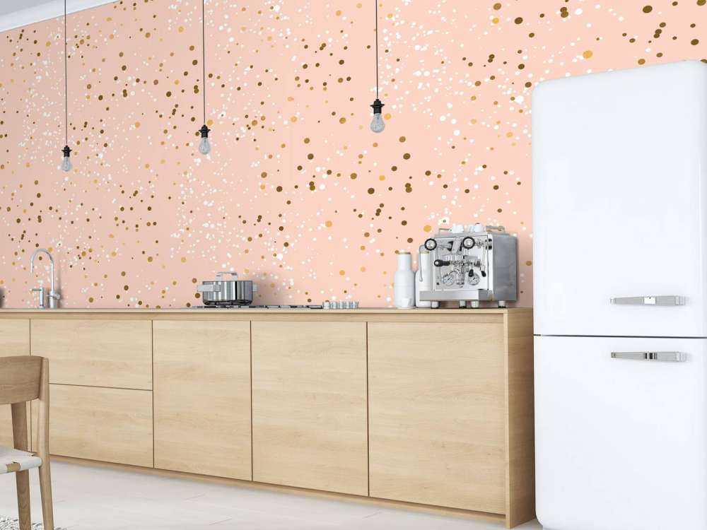 Guld glitter mönster