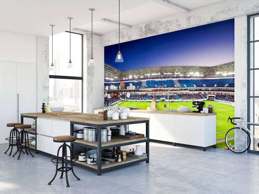 Fotbollsstadion panorama