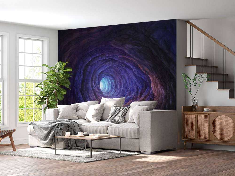 Illustration av en grotta