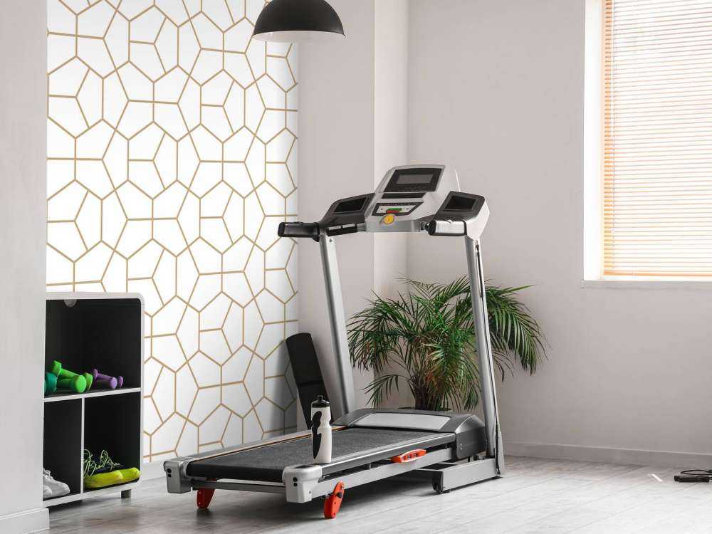 Guld geometriska mönster