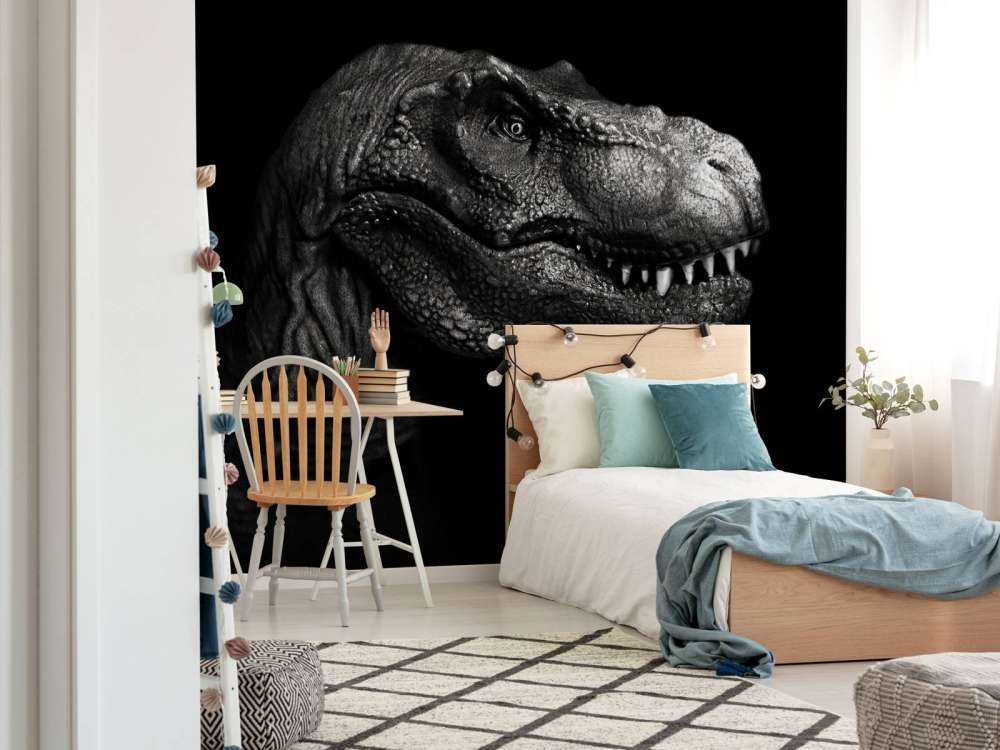 Närbild av en Tyrannosaurus Rex