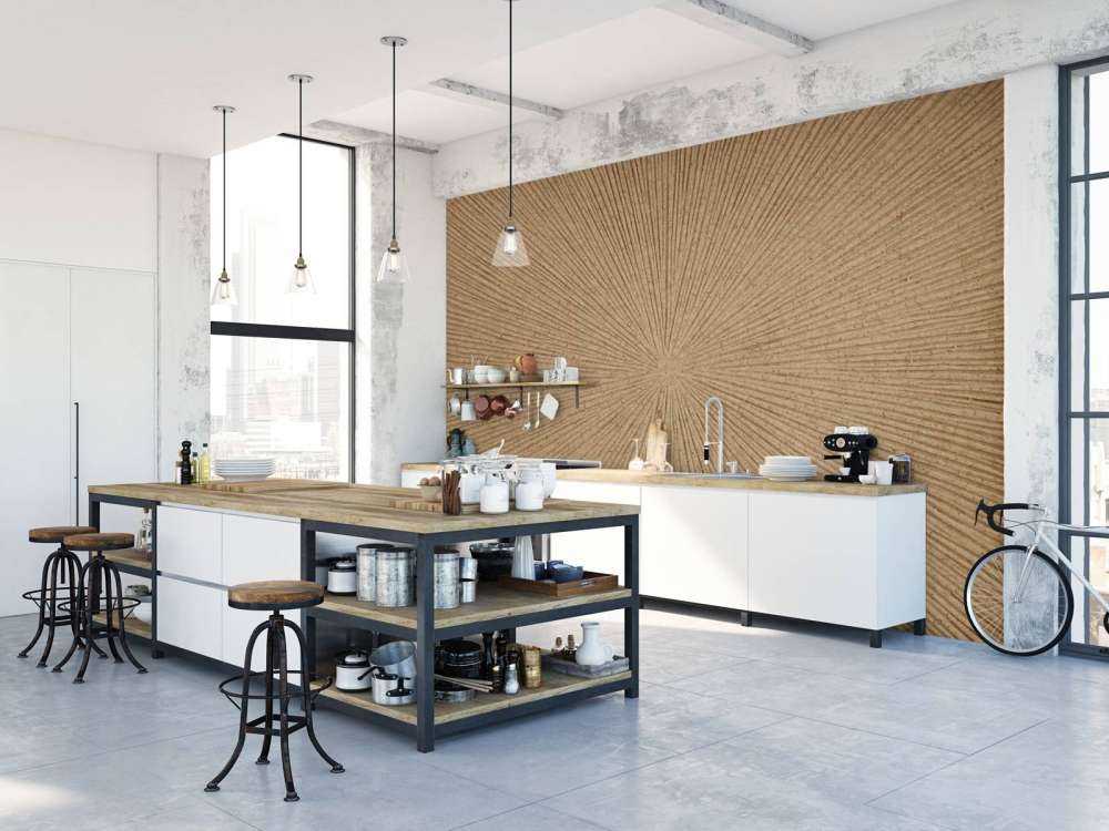 Texturerade linjer i guldbrunt
