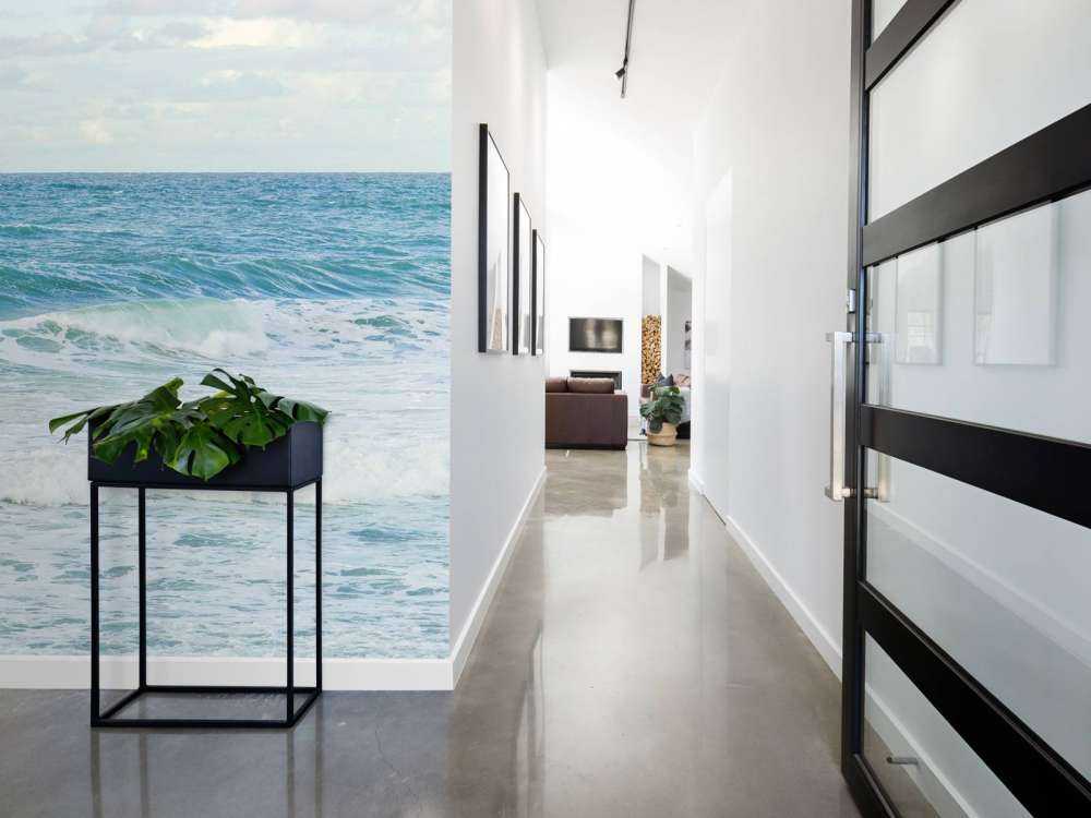 Hav med höga vågor