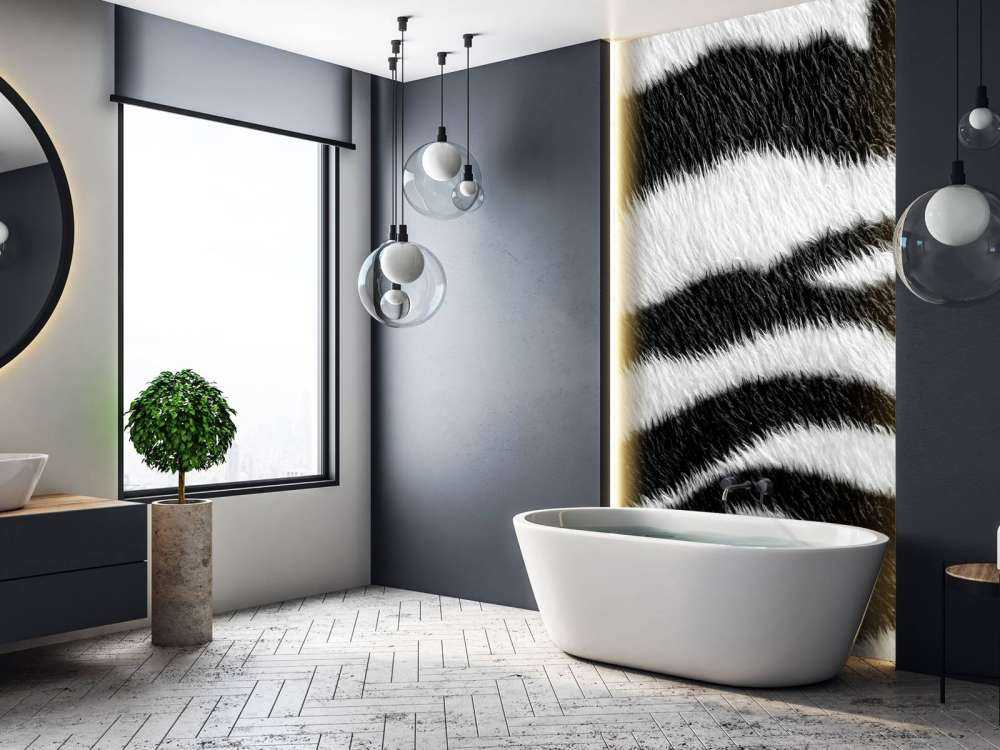 Nærbillede zebra frakke