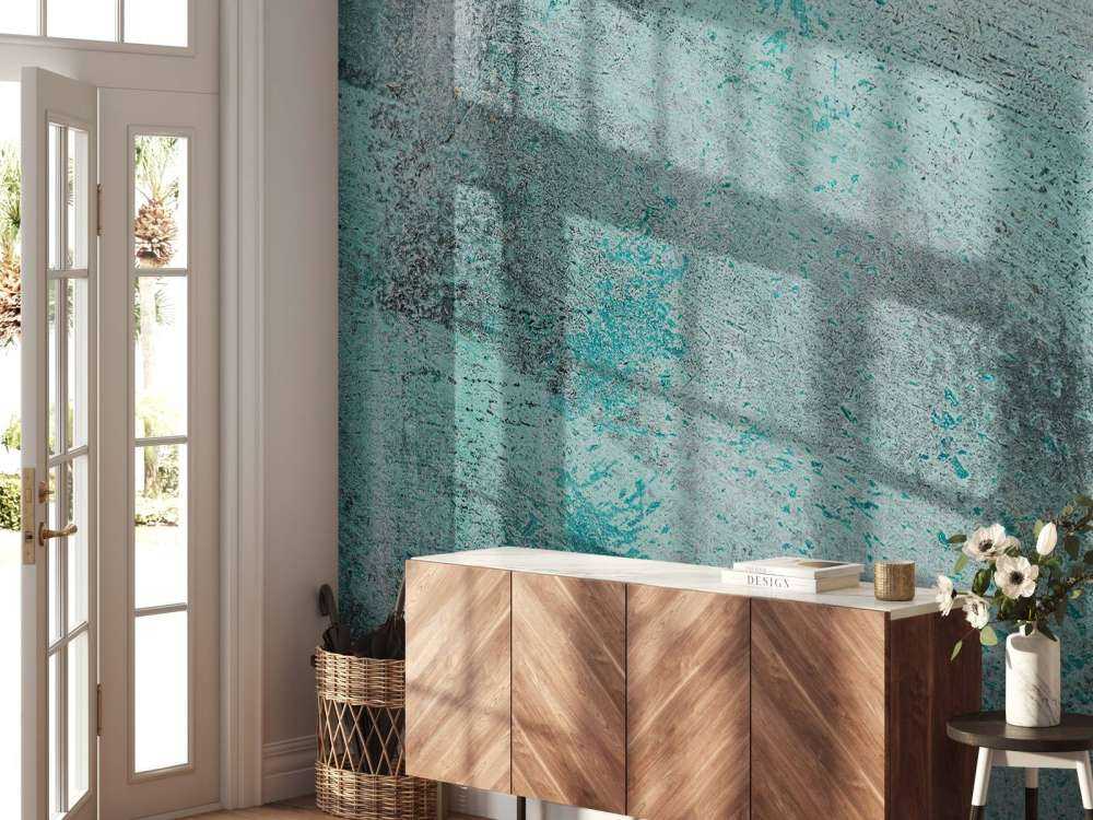 Grøn abstrakt kunst