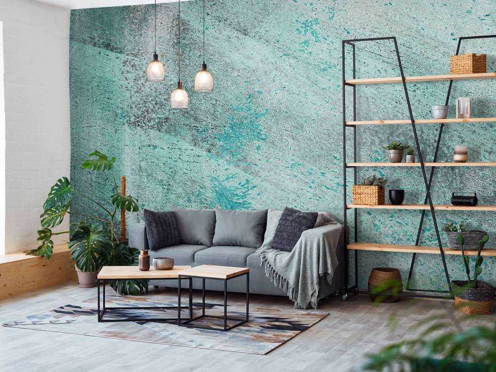 Grøn abstrakt kunst