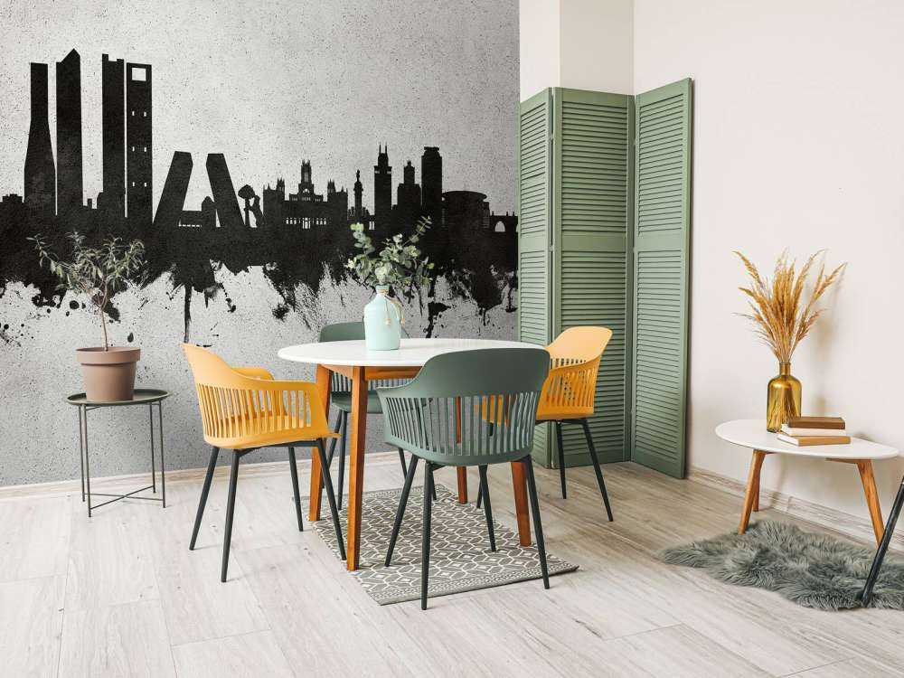 Akvarel skyline, Madrid