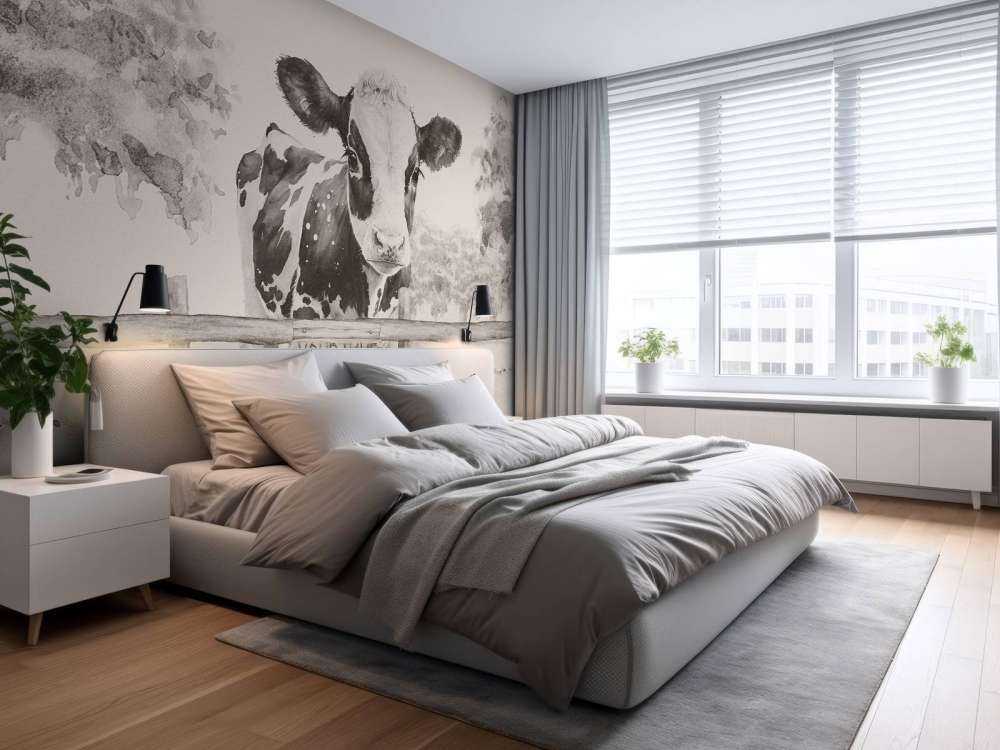 Kounge på en eng beige