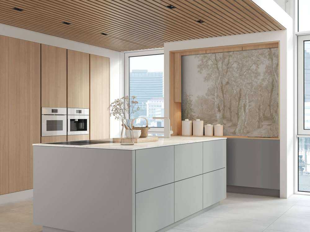 Skovlandskab Beige Panorama