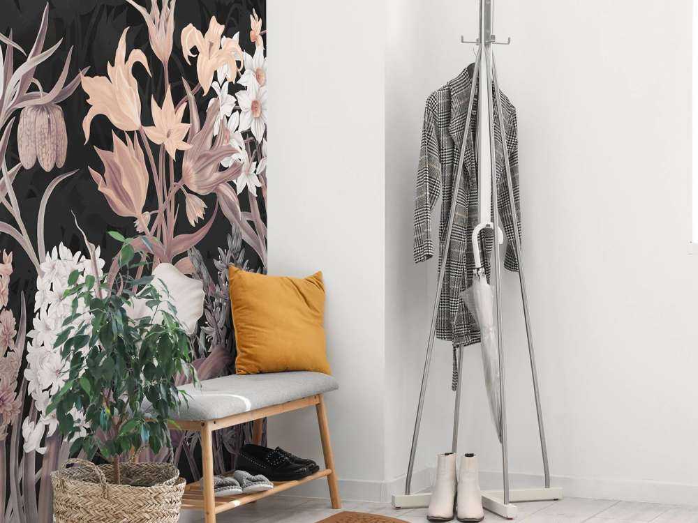 Forår Blomster - Vintage Sepia