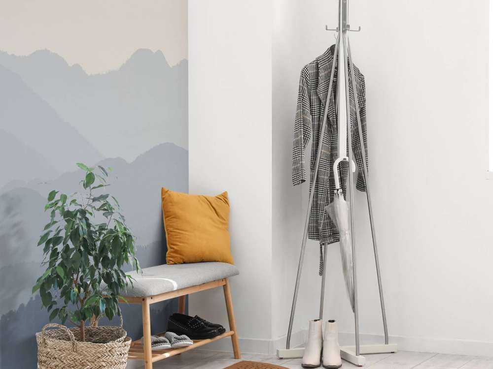 Bjerglandskab i junglen