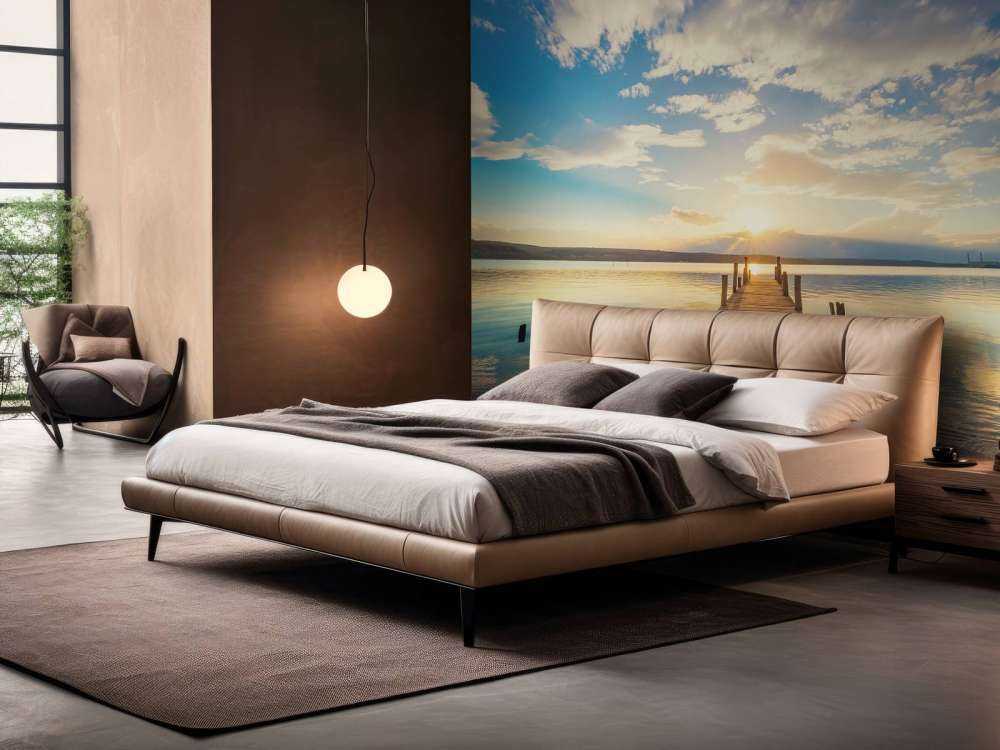 Anløbsbro ved søen