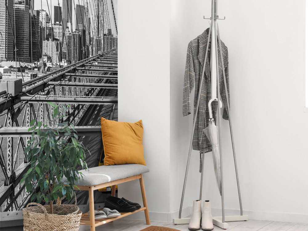 En taxa over Brooklyn Bridge