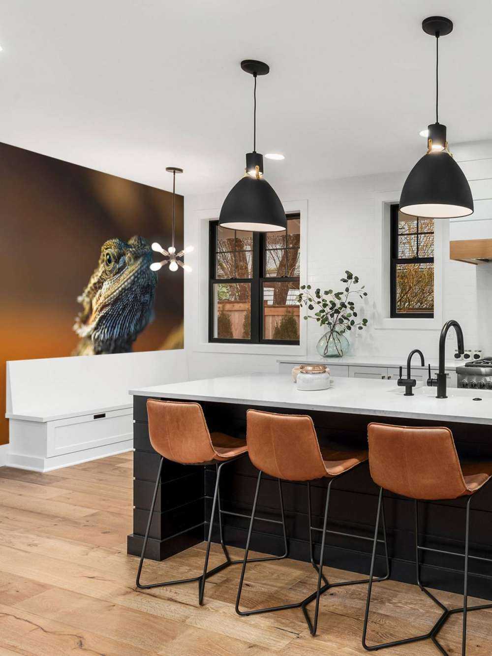 Nærbillede af kamæleon