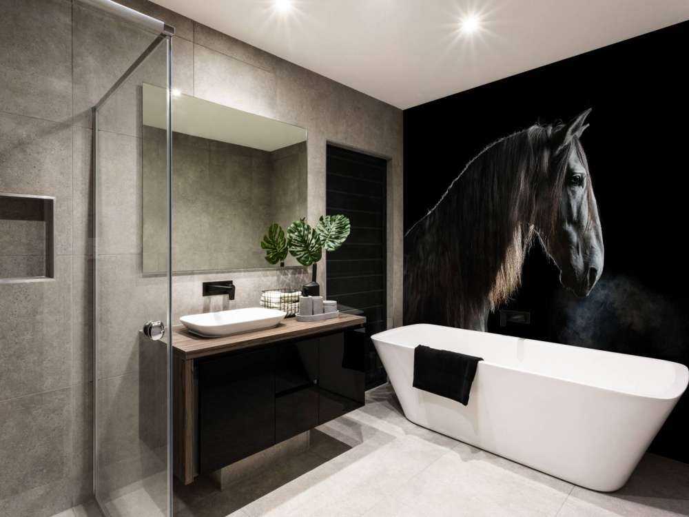 Skimmel med sort tapet