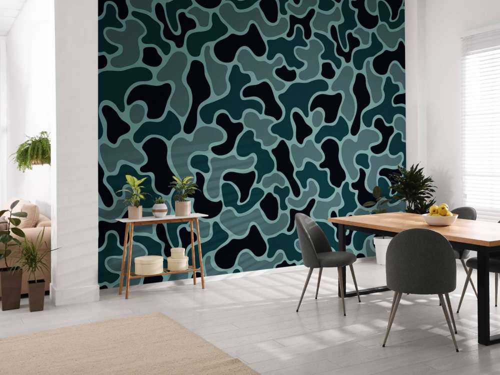 Grøn grå camouflage
