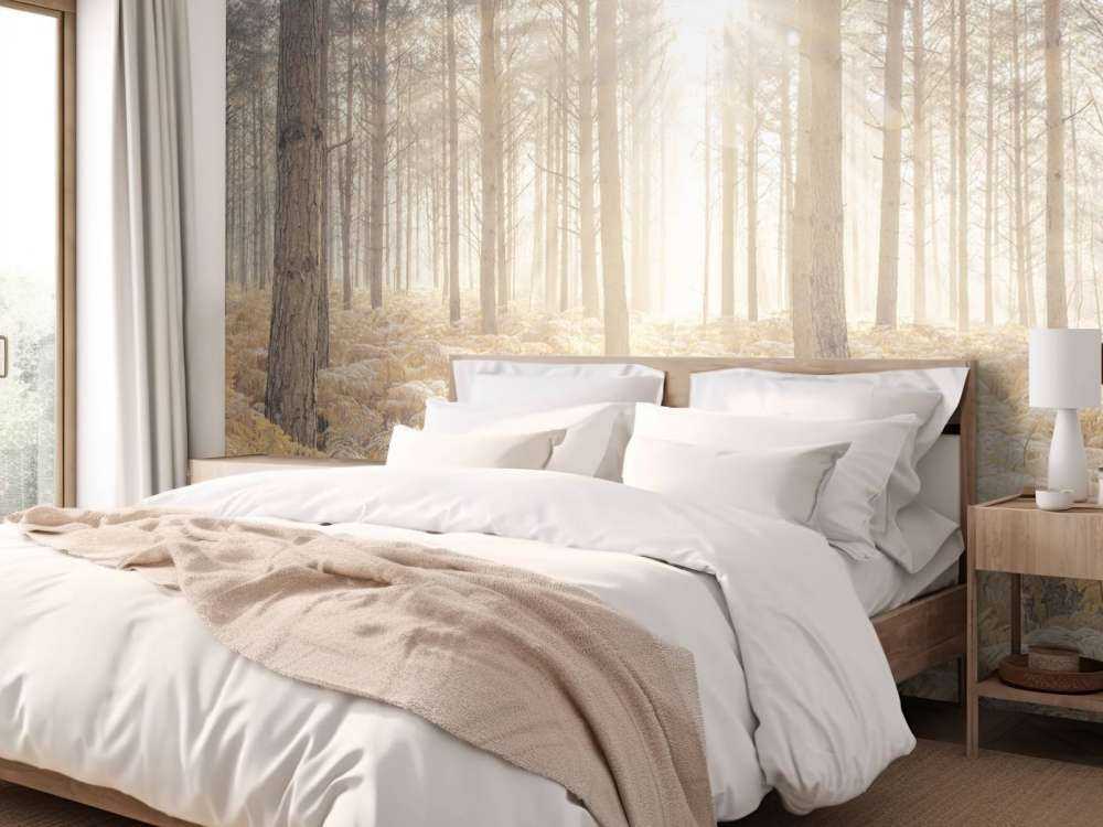 Solstråler i den kolde skov