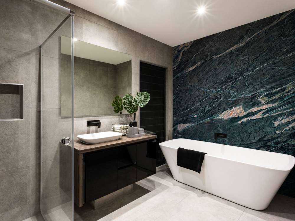 Marmor med bølget struktur