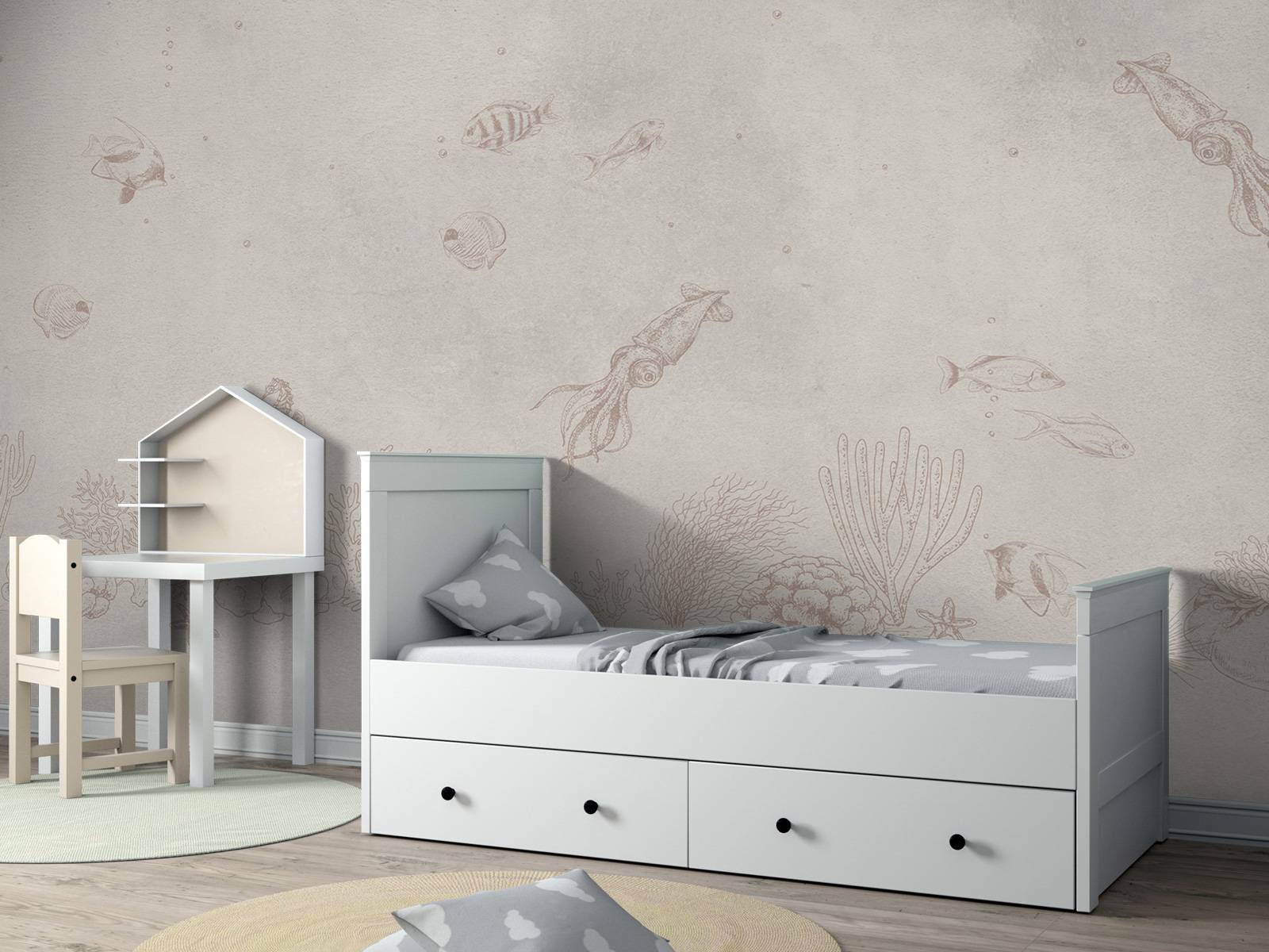 Blæksprutter sea taupe