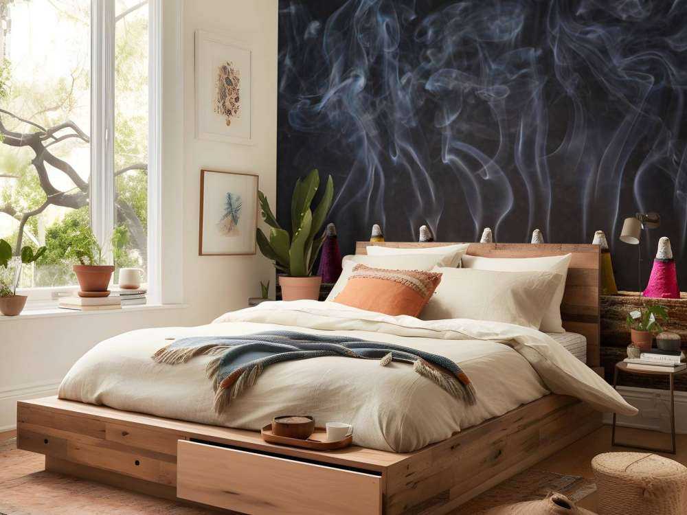 Farvede røgelsespinde