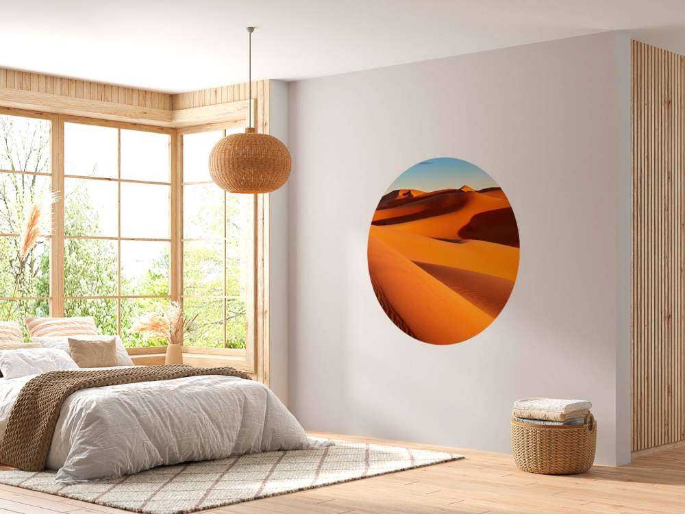 Ørken ved solnedgang