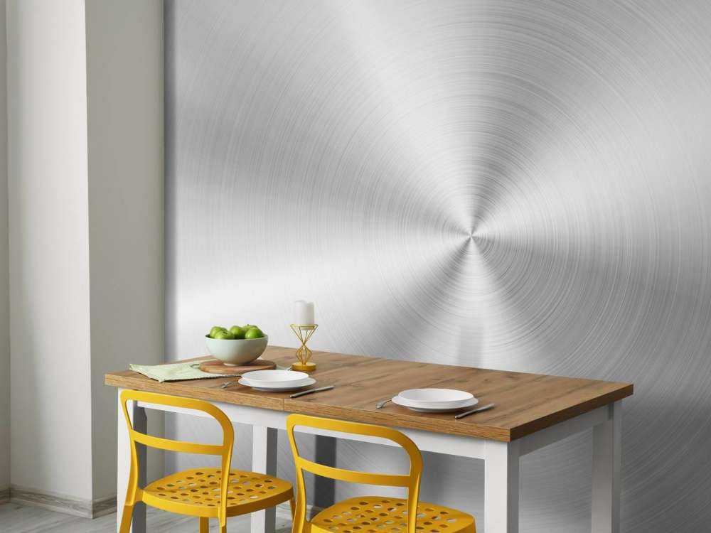 Radial metalstruktur