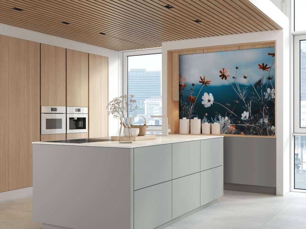 Kosmosblomster i marka