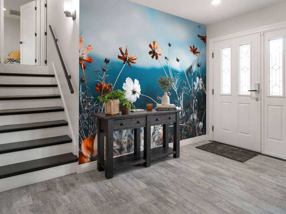 Kosmosblomster i marka