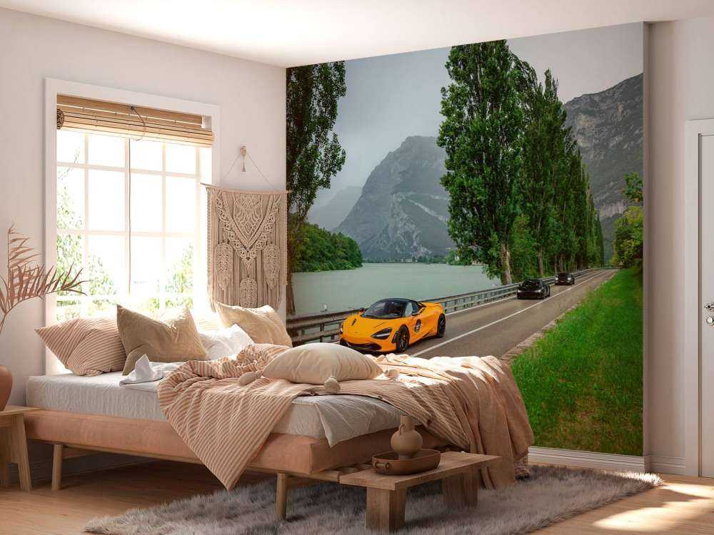 Ritt gjennom Alpene langs innsjøen