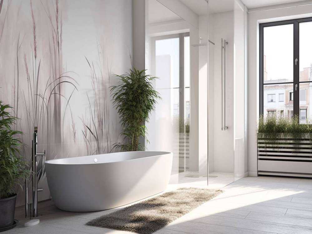 Naturstemning dempet rosa