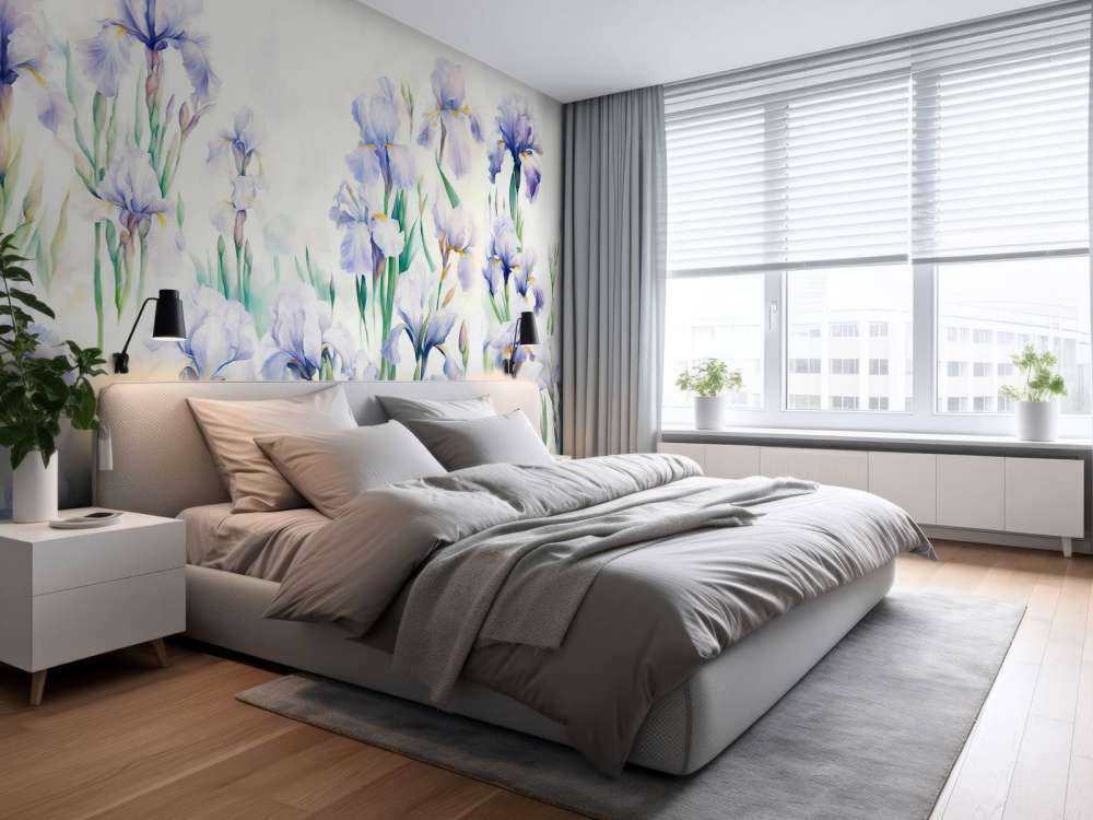 Irisene danser sømløs pastell