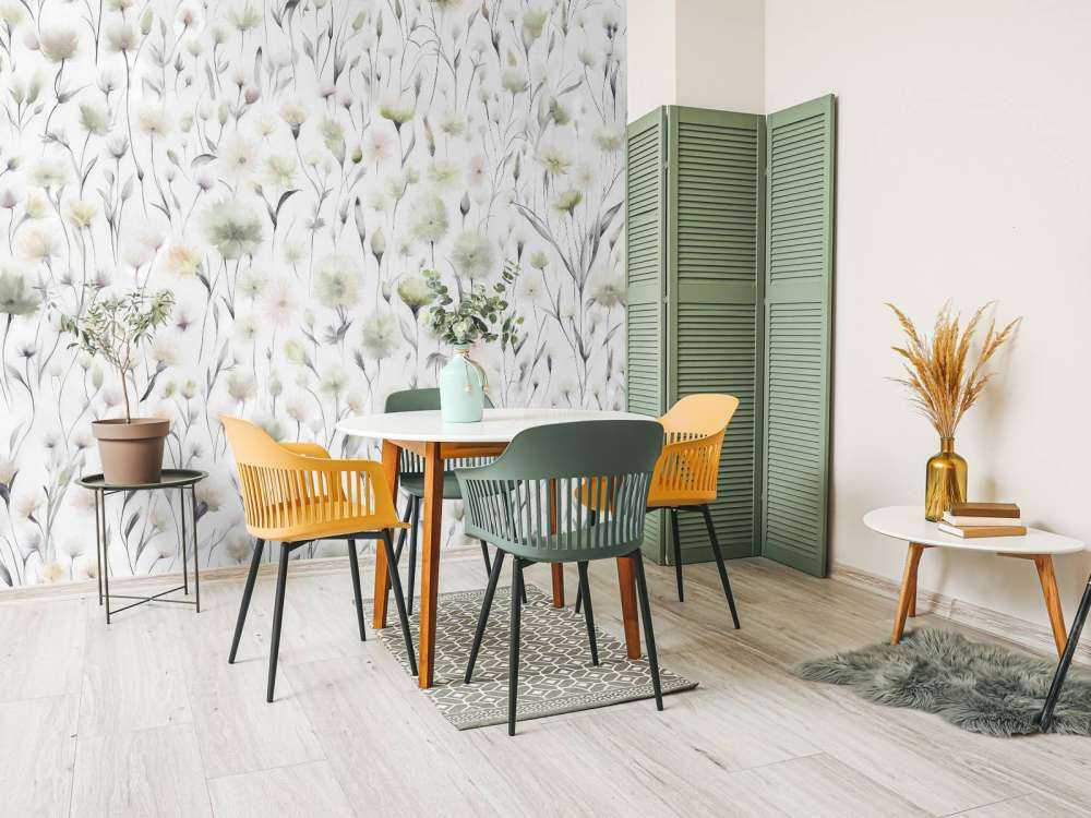 Kornblomster og markgress Grønn