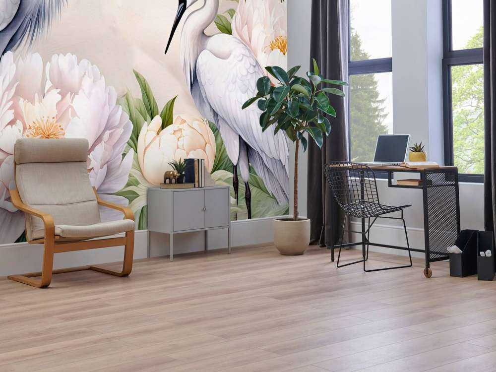 Storkens romantikk oransje