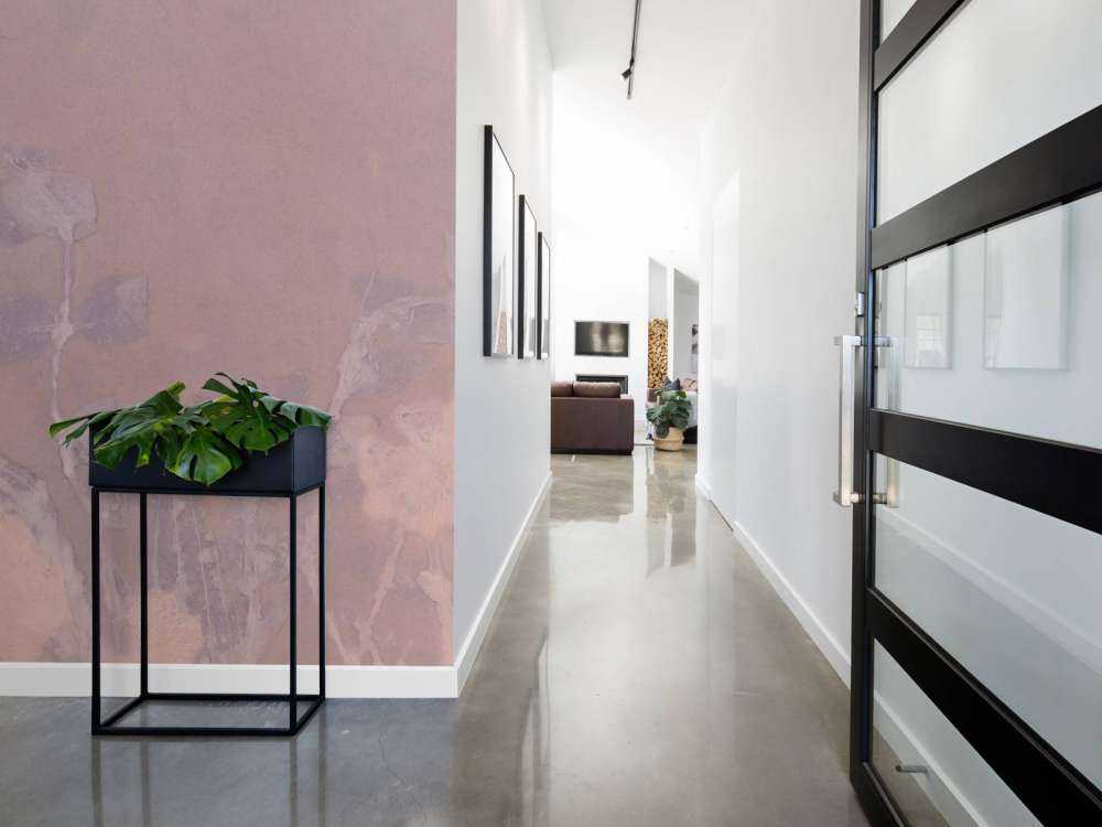 Wilde geranium en sneeuwbes - mauve