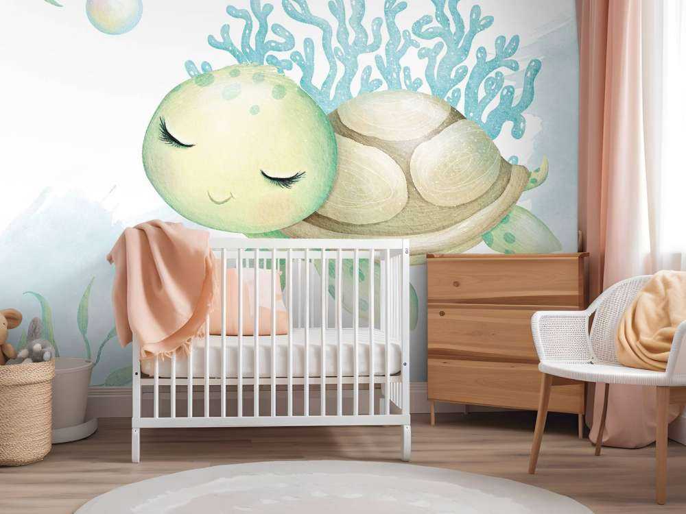 Skilpaddemamma og løveunge