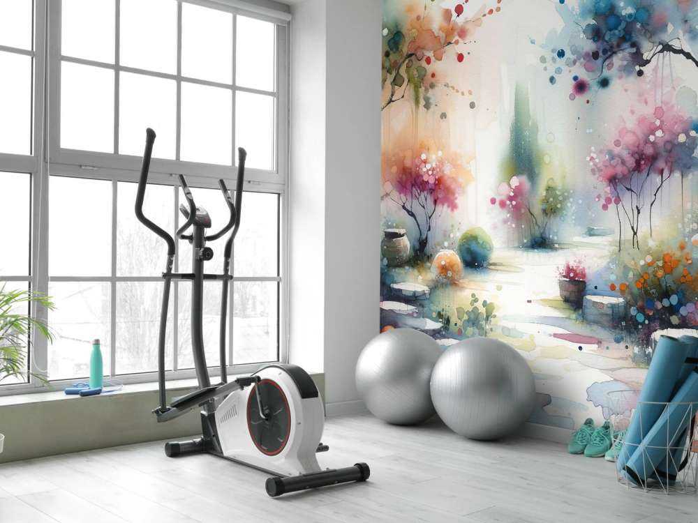 Dreamlike Garden Pathway Scene