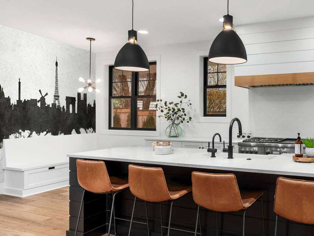 Akvarell silhuett, Paris