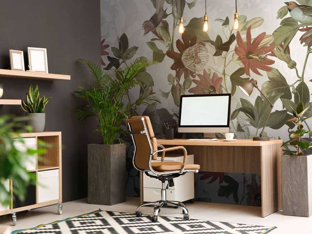 Syv fugler i fortryllet løvverk - elfenben