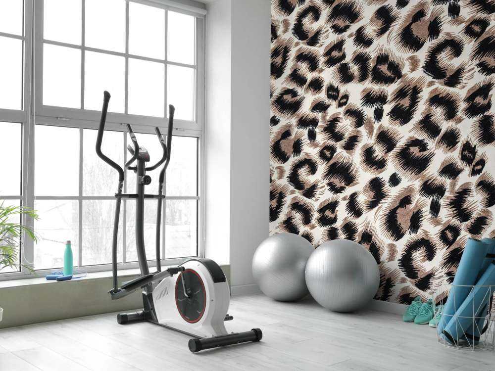 Beige farget panter pels