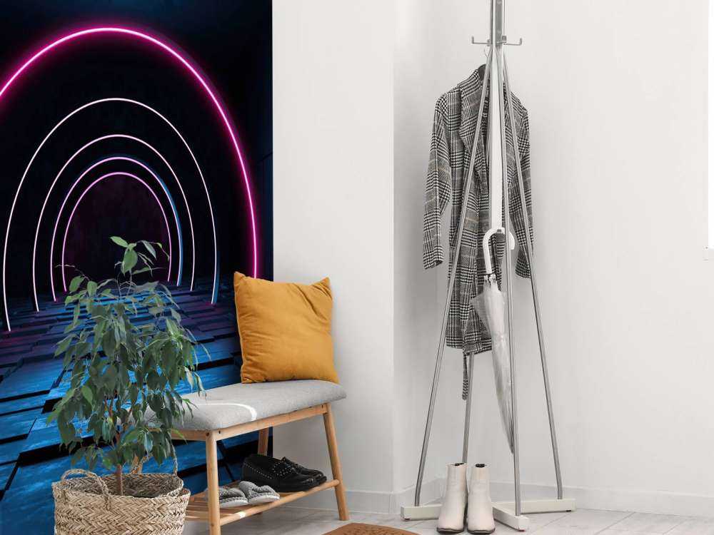 Moderne futuristisk korridor