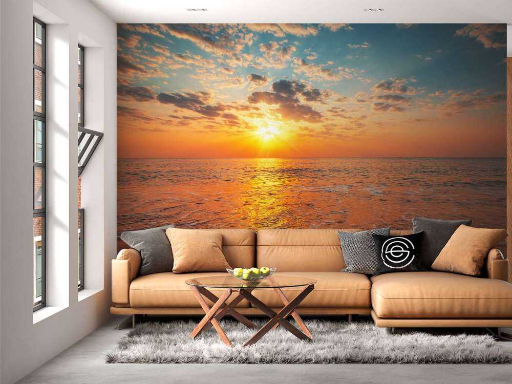 Soloppgang over havet