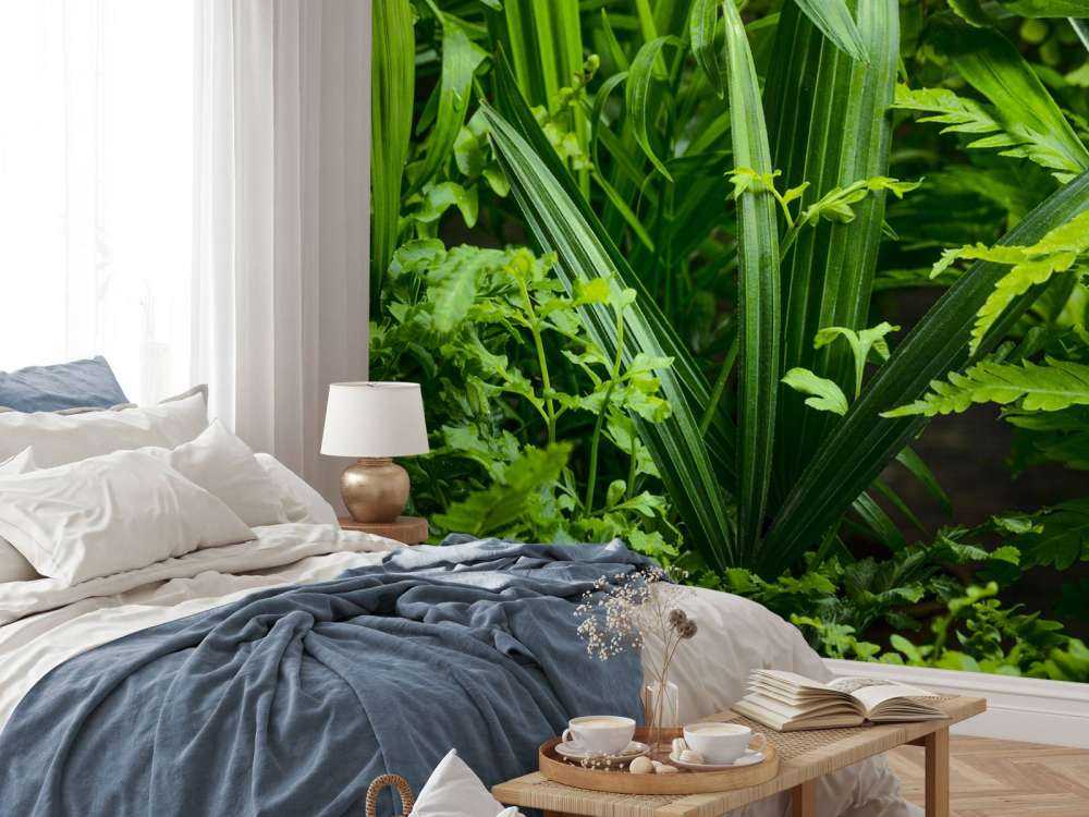 Panorama med planter