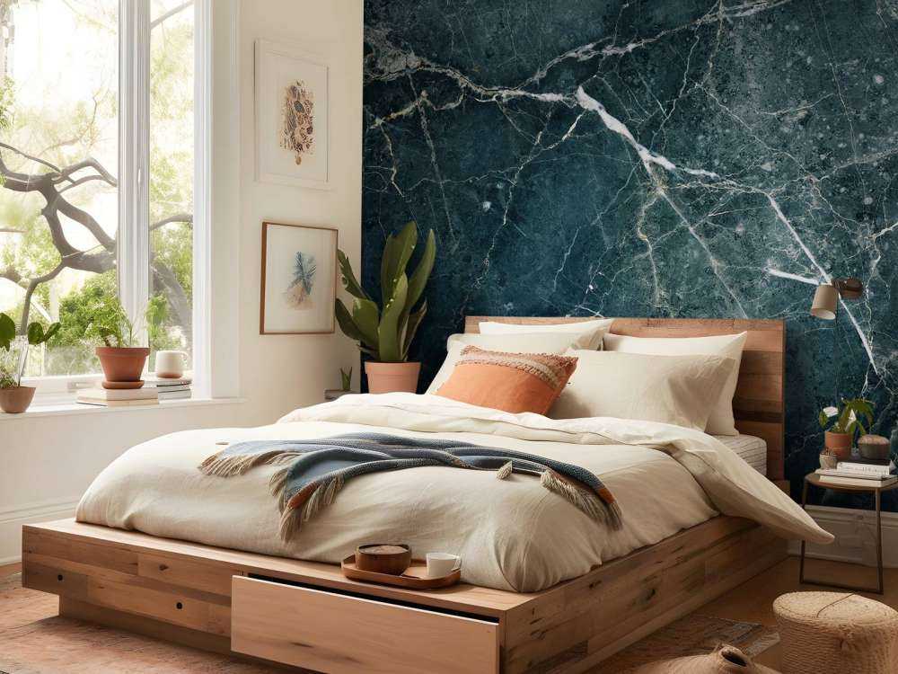 Grønn robust marmor