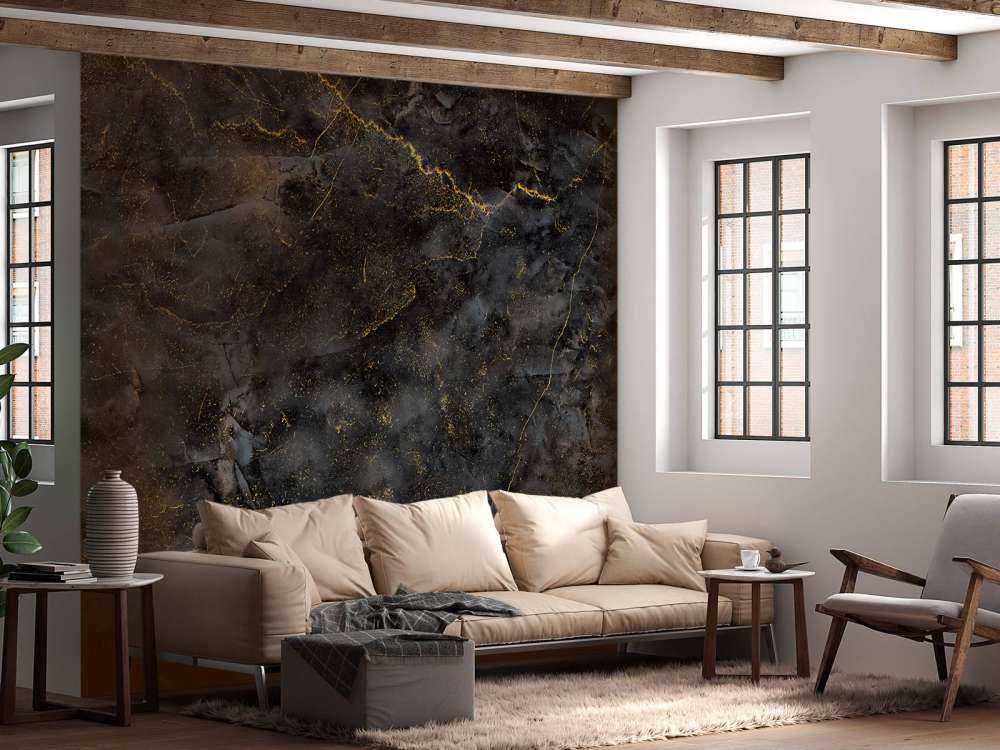 Gylden marmorstruktur