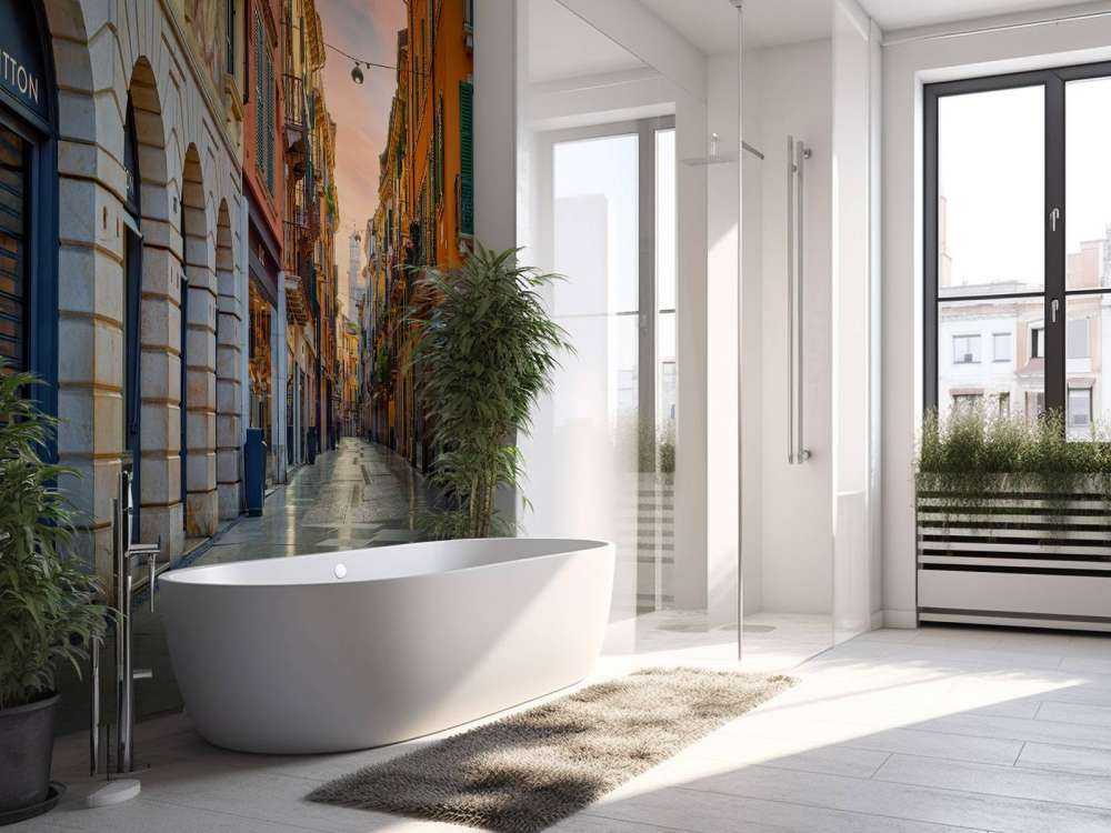 Handlegate ved soloppgang