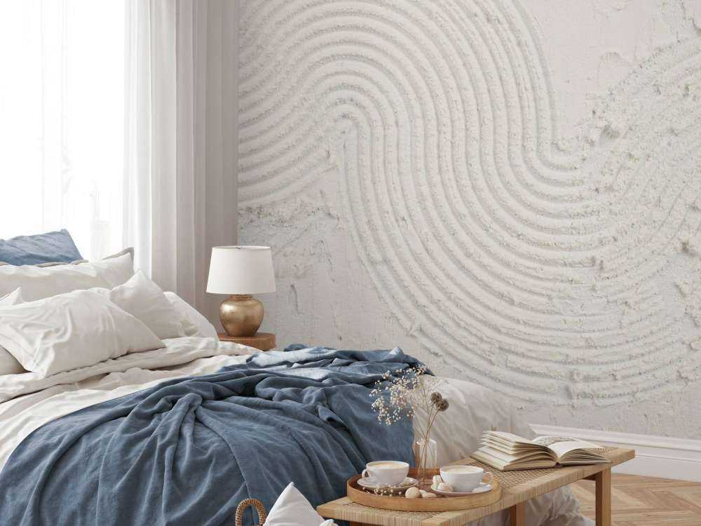 Strukturkunst i off white