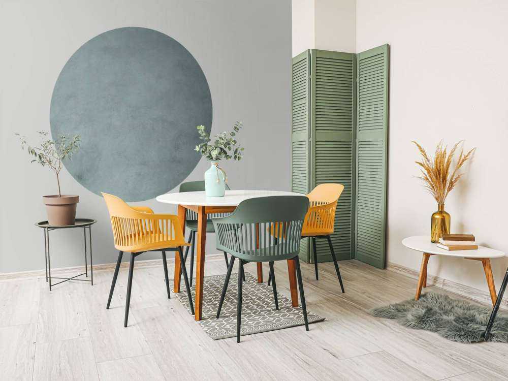 Betong med grønn fargetone