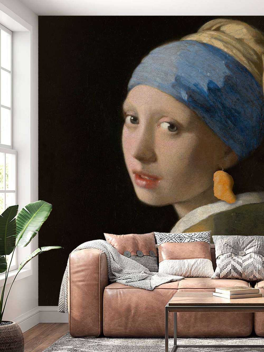 Jente med en kyllingklump