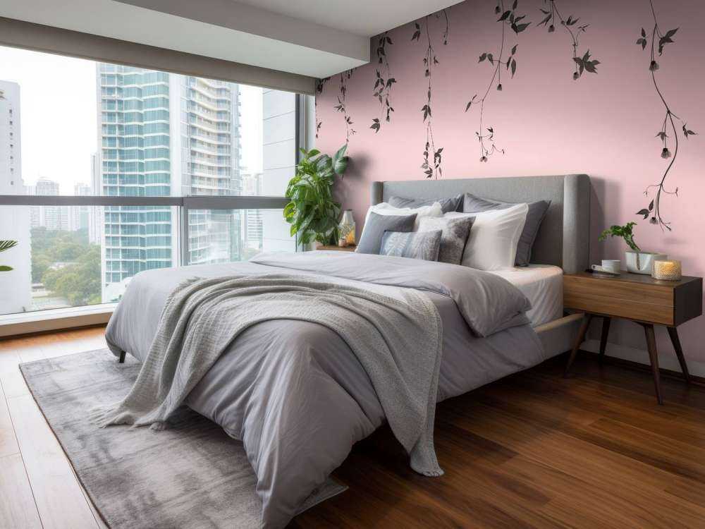 Klematiskvister på gammelrosa